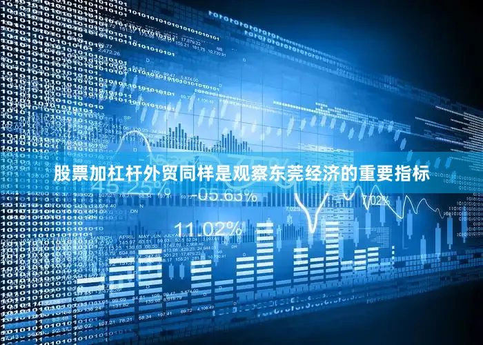 股票加杠杆　　外贸同样是观察东莞经济的重要指标